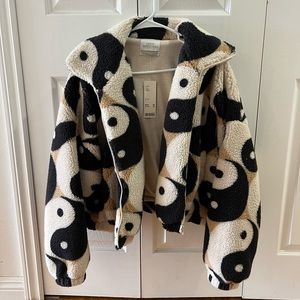 Urban Outfitters Yin Yang Teddy Jacket